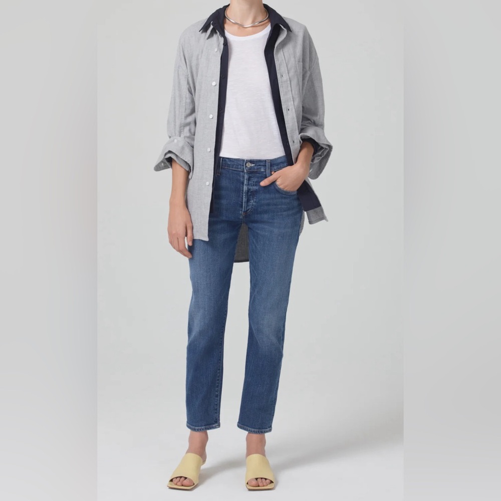 EUC Womens Citizens of Humanity Emerson Mid Rise Slim Boyfriend Jeans-Size 29